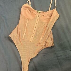 Free People Brown Bodysuit